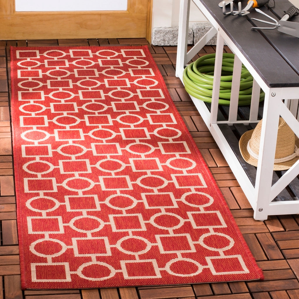 safavieh clearance courtyard cy6925 248 red rug