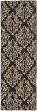 safavieh clearance courtyard cy6930 26 black rug