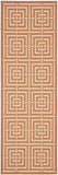 safavieh clearance courtyard cy6937 21 terracotta rug