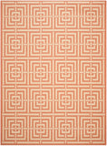 safavieh clearance courtyard cy6937 21 terracotta rug