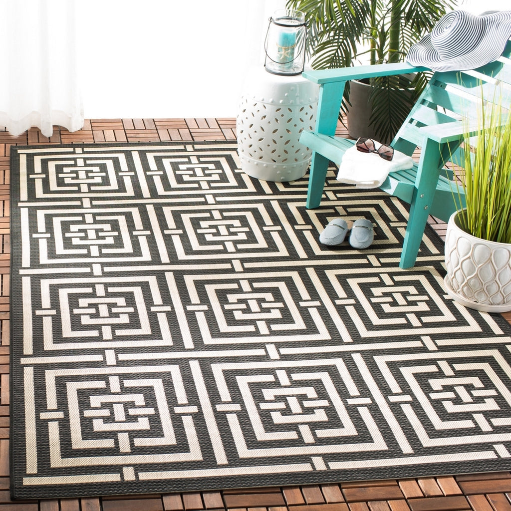 safavieh clearance courtyard cy6937 26 black rug