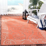 safavieh clearance courtyard cy7108 21a7 terracotta rug