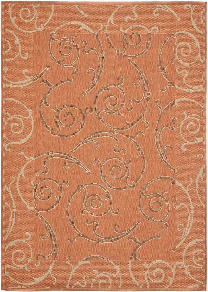 safavieh clearance courtyard cy7108 21a7 terracotta rug