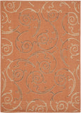 safavieh clearance courtyard cy7108 21a7 terracotta rug