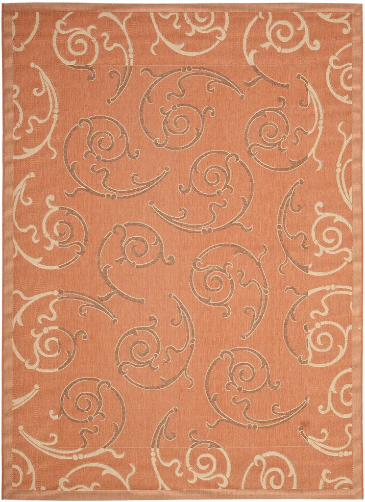 safavieh clearance courtyard cy7108 21a7 terracotta rug
