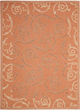 safavieh clearance courtyard cy7108 21a7 terracotta rug