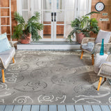 safavieh clearance courtyard cy7108 87a5 anthracite rug