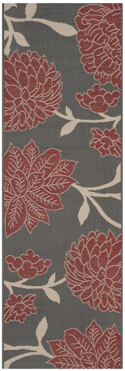 safavieh clearance courtyard cy7321 246a11 anthracite rug