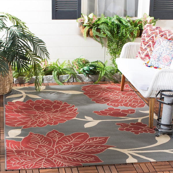 safavieh clearance courtyard cy7321 246a11 anthracite rug