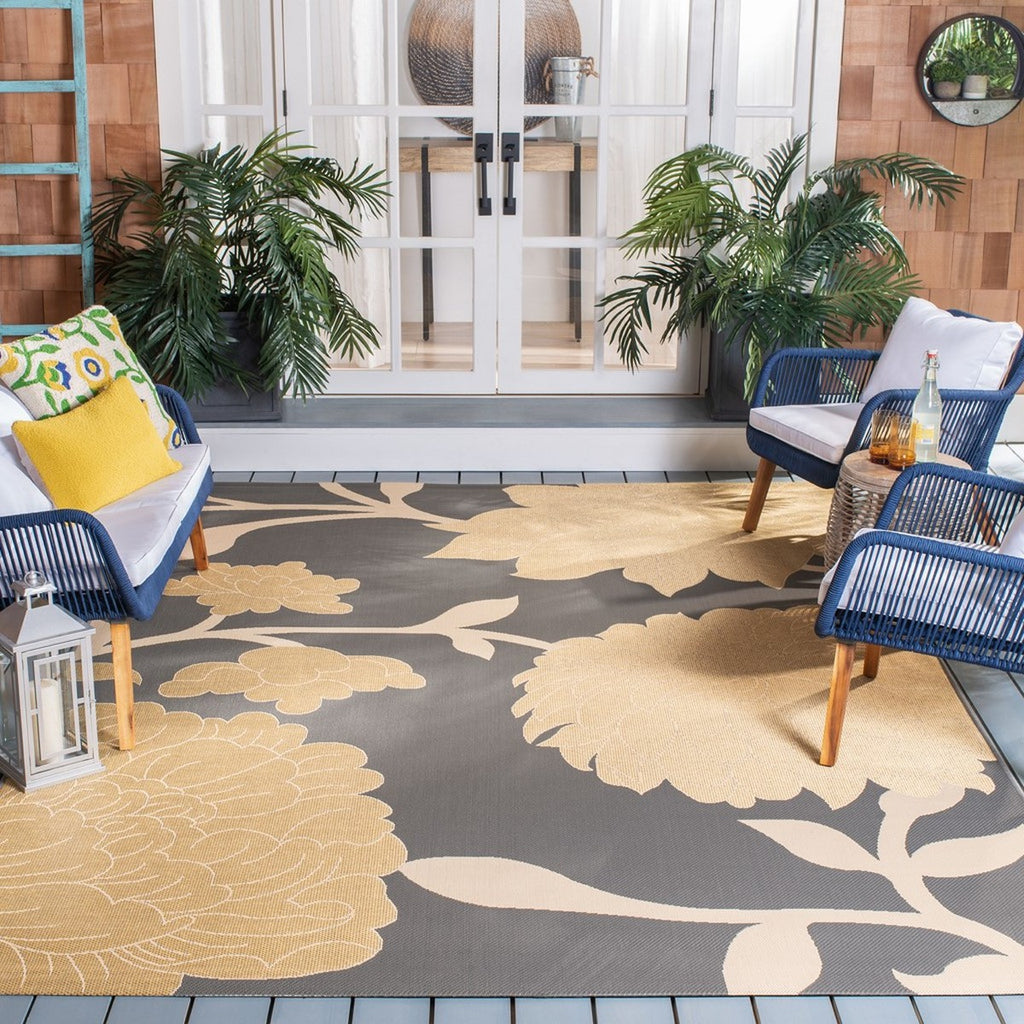 safavieh clearance courtyard cy7321 246a21 anthracite rug