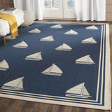 safavieh clearance courtyard cy7422 258a22 navy rug