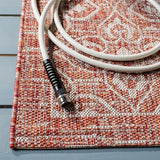 safavieh clearance courtyard cy8066 36521 rust rug