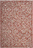 safavieh clearance courtyard cy8066 36521 rust rug