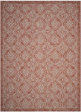 safavieh clearance courtyard cy8066 36521 rust rug
