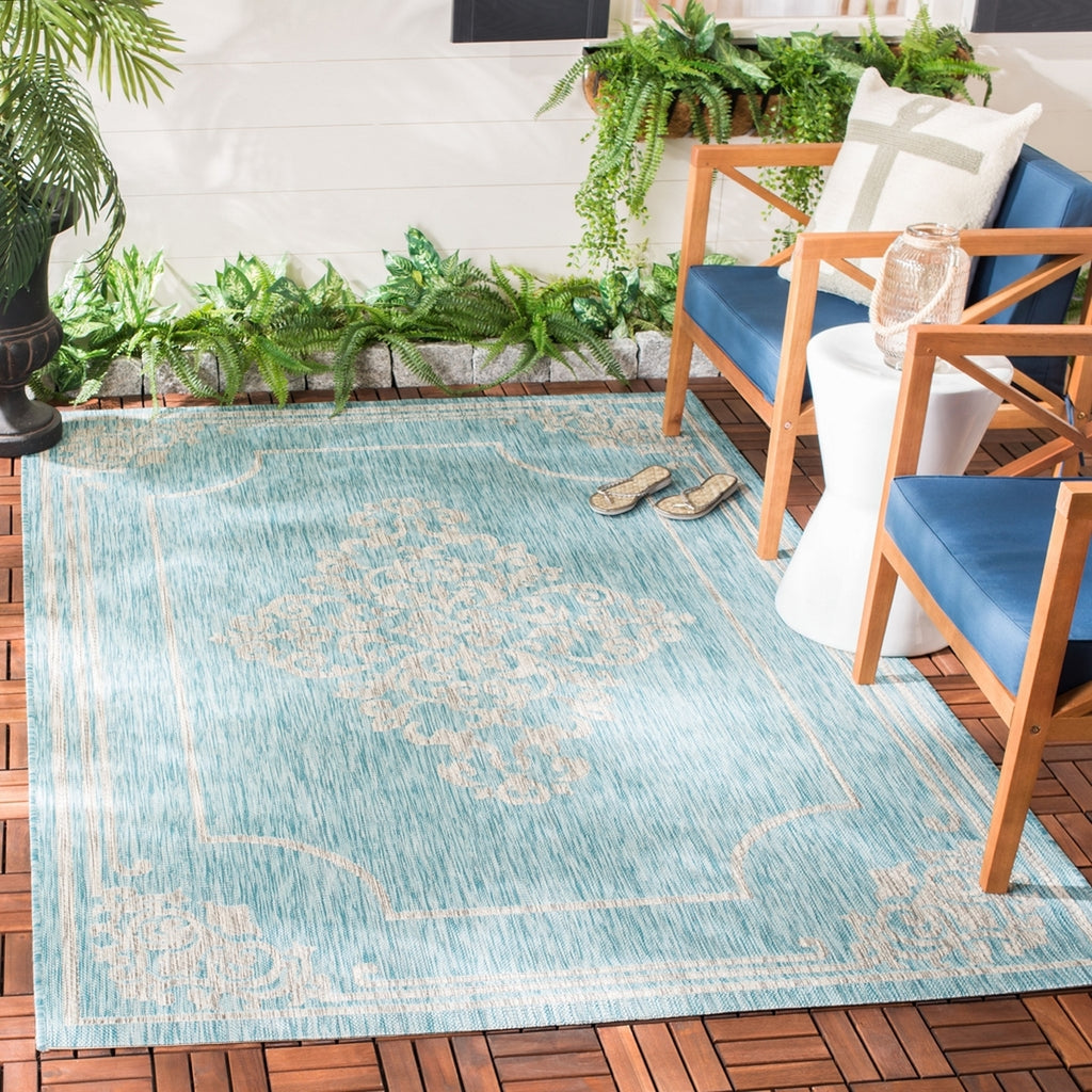 safavieh clearance courtyard cy8212 37121 aqua rug