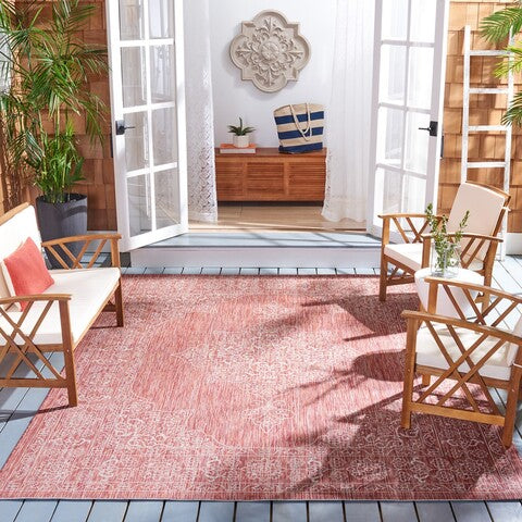 safavieh clearance courtyard cy8232 36521 rust rug
