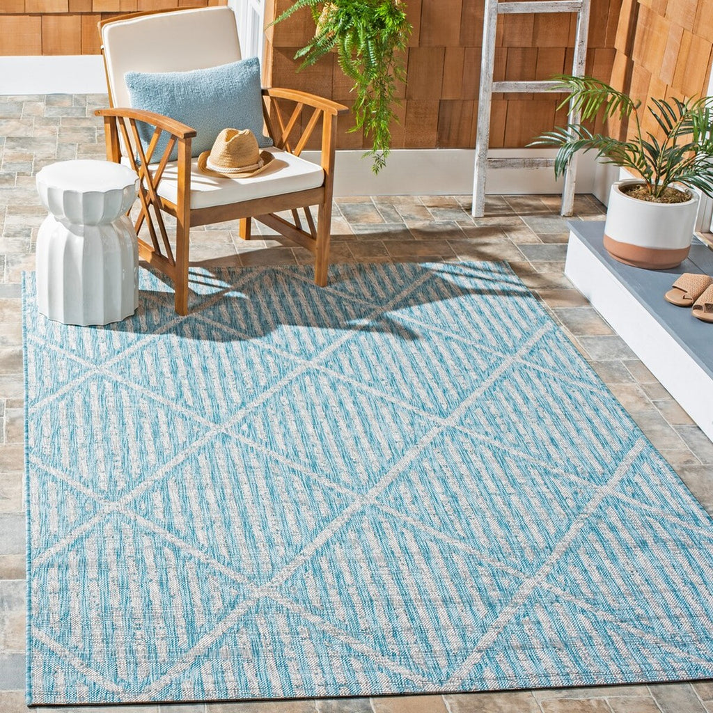 safavieh clearance courtyard cy8392 37121 aqua rug
