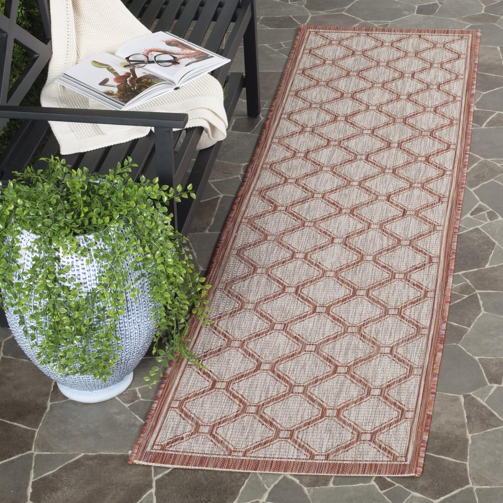 safavieh clearance courtyard cy8474 36521 red rug