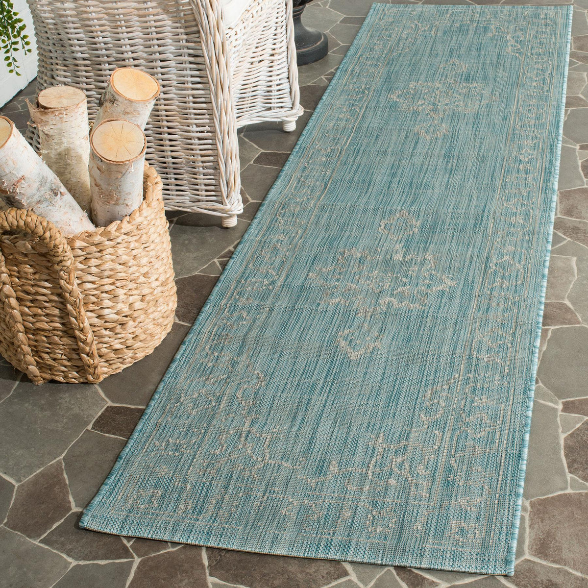 safavieh clearance courtyard cy8481 37121 aqua rug