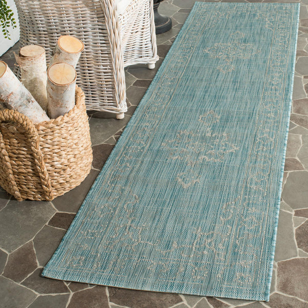 safavieh clearance courtyard cy8481 37121 aqua rug