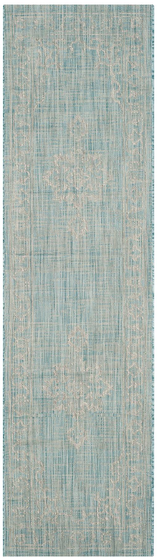 safavieh clearance courtyard cy8481 37121 aqua rug
