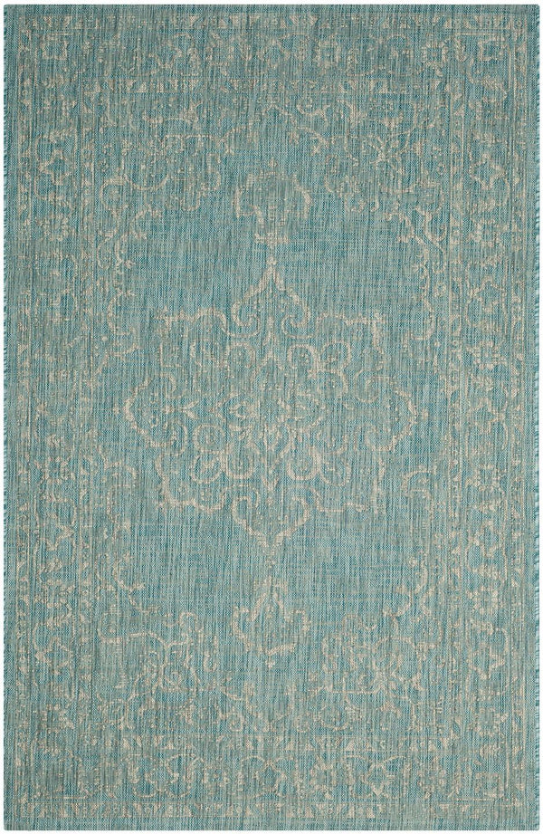 safavieh clearance courtyard cy8481 37121 aqua rug