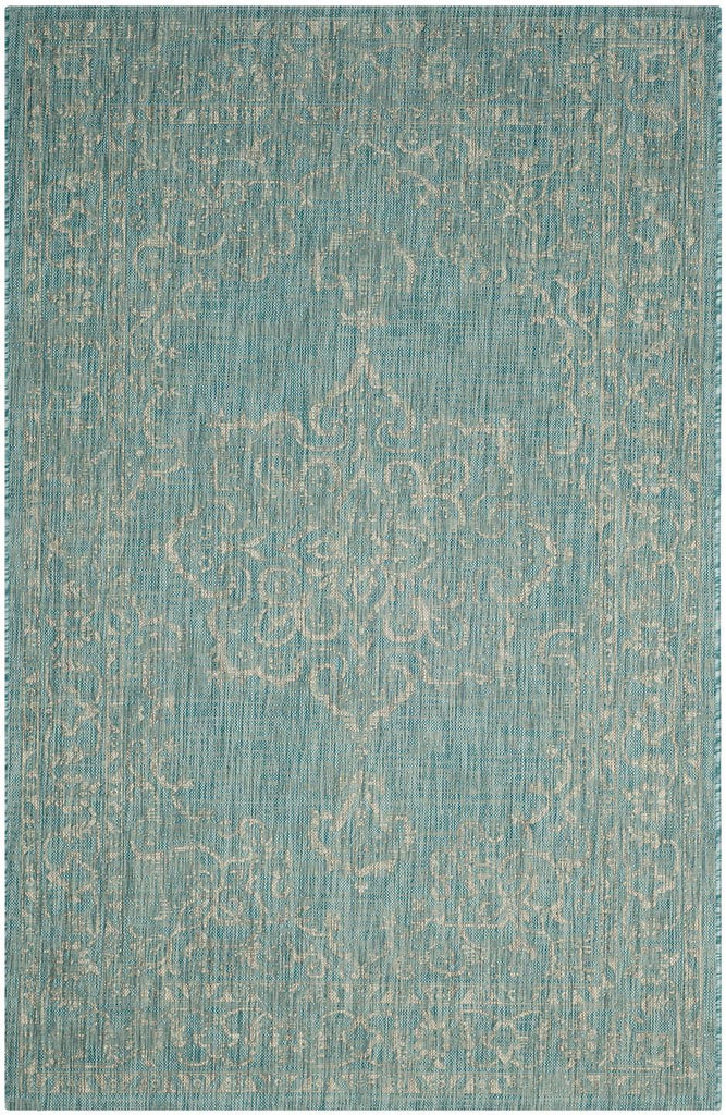 safavieh clearance courtyard cy8481 37121 aqua rug
