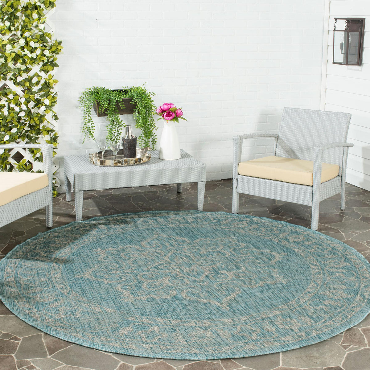 safavieh clearance courtyard cy8481 37121 aqua rug