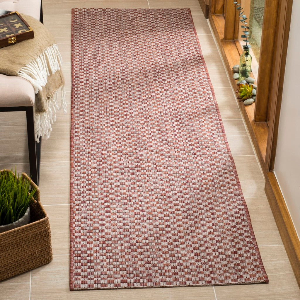 safavieh clearance courtyard cy8653 36521 rust rug