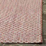 safavieh clearance courtyard cy8653 36521 rust rug