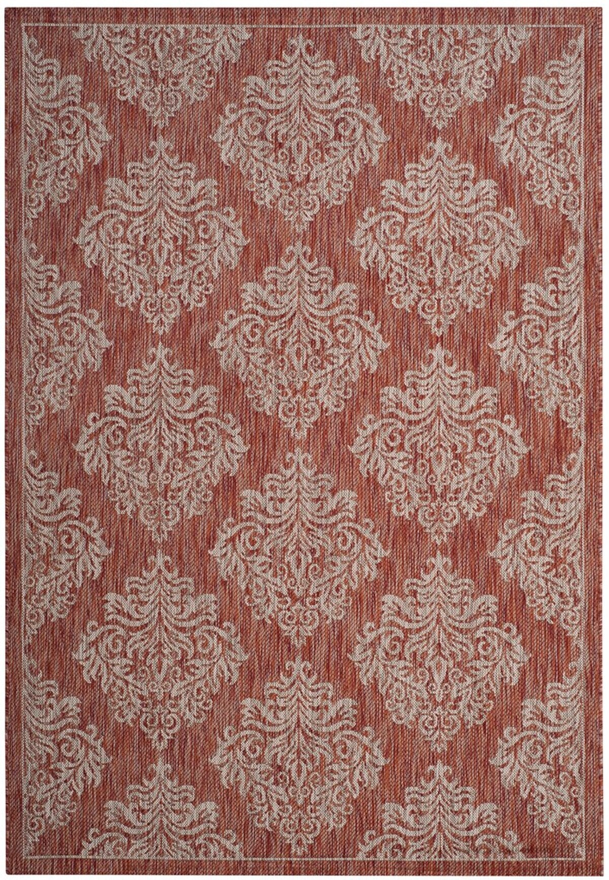 safavieh clearance courtyard cy8668 36521 rust rug