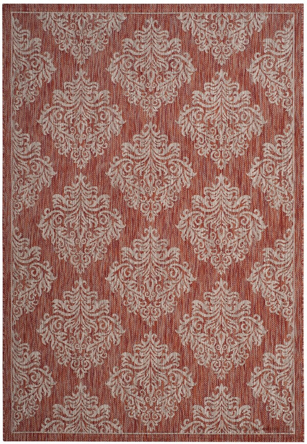 safavieh clearance courtyard cy8668 36521 rust rug