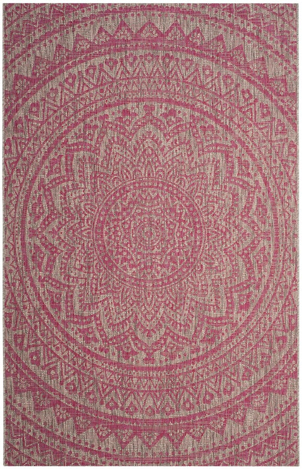 Safavieh Clearance Courtyard CY8734-39712 Light Grey Rug