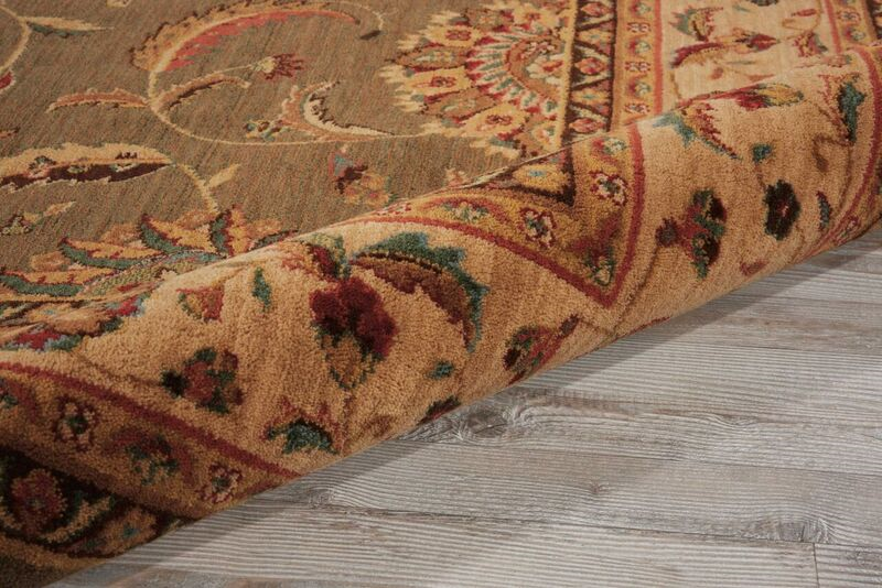 Nourison Clearance Living Treasures LI04 Green Rug