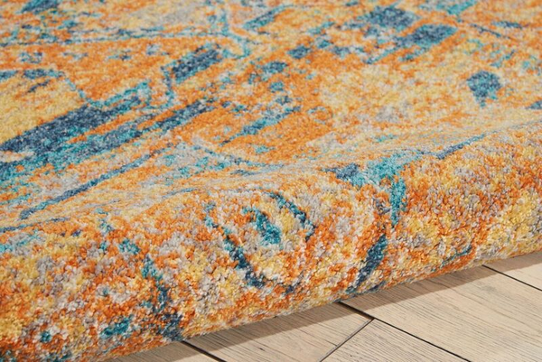 Nourison Clearance Passion PSN07 Teal Rug