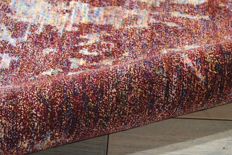 Nourison Clearance Silken Shadow SHA10 Wine Rug