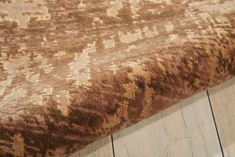 Nourison Clearance Silken Allure SLK17 Chocolate Rug