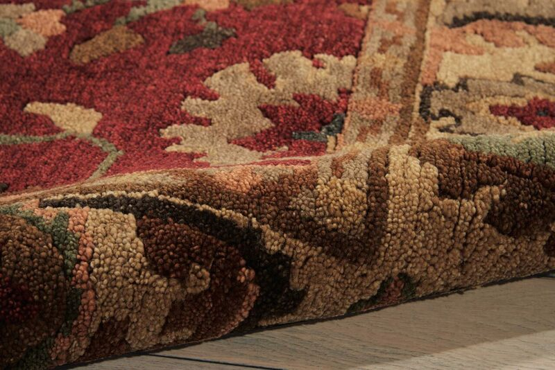 Nourison Tahoe TA08 Red Rug
