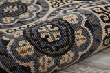 Nourison Clearance Caribbean CRB15 Ivory/Charcoal Rug
