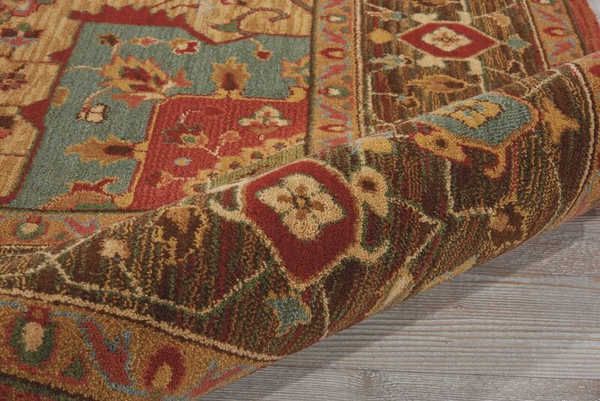 Nourison Clearance Living Treasures LI01 Rust Rug