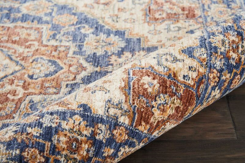 Nourison Clearance Lagos LAG01 Blue Rug