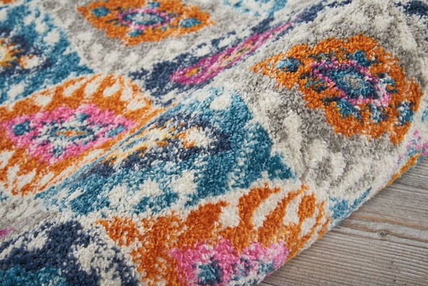 Nourison Clearance Passion PSN02 Teal Rug