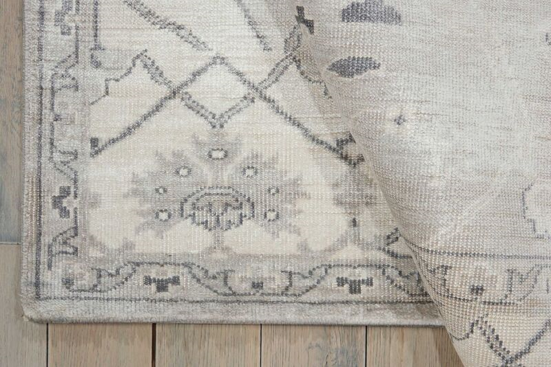 Nourison Aldora ALD01 Silver Rug