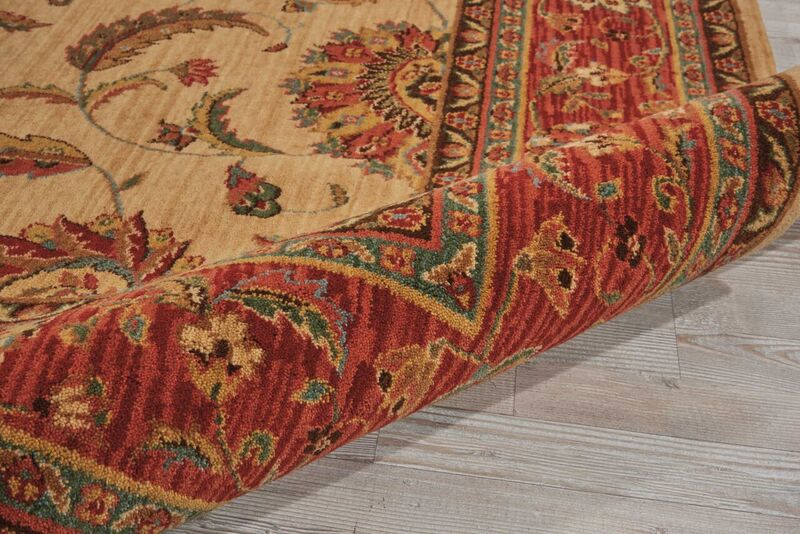 Nourison Clearance Living Treasures LI04 Ivory Red Rug
