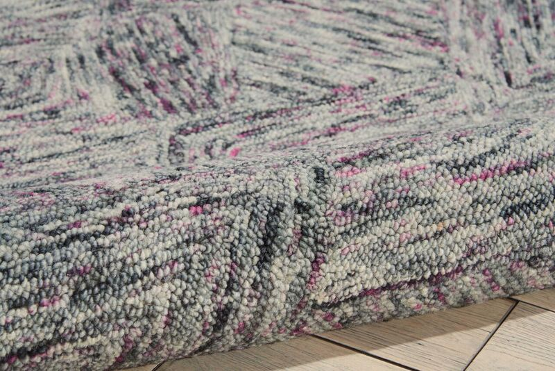 Nourison Sale Interlock ITL01 Heather Rug