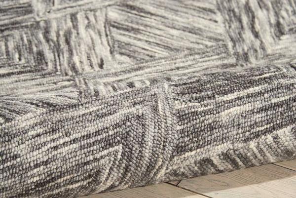 Nourison Sale Interlock ITL01 Charcoal Rug