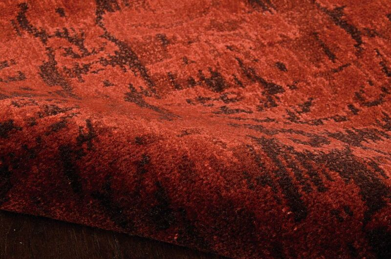 Nourison Clearance Nightfall NGT03 Brick Rug