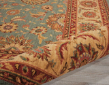 Nourison Clearance Living Treasures LI05 Aqua Rug