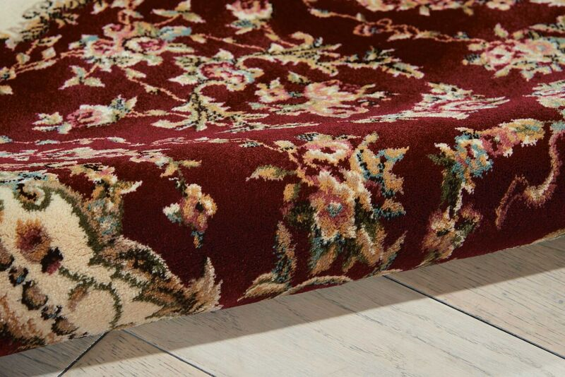 Nourison Clearance Bordeaux BOR01 Burgundy Rug