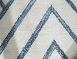 Anji Mountain Bamboo Rug, Co. Bell Bottom Blues AMB1120 Ivory Rug